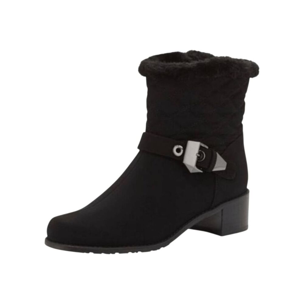 STUART WEITZMAN Furgorby Aquatex Faux Fur Lined Ankle Boot Size 8.5M